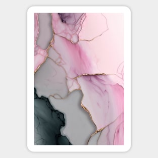 Blossom Skies - Abstract Alcohol Ink Resin Art Sticker